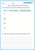 Vorschau - Stundenentwürfe - Eltern, Regeln & Erwachsenwerden | Ethik - Klasse 7-9. + Stundenverlaufsplan - Seite 3