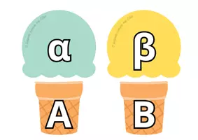 Προεπισκόπηση - Flashcards - Aντιστοίχιση πεζό-κεφαλαίο με παγωτά - Καλοκαίρι - Σελίδα 1