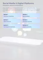 Vorschau - Unterrichtsreihen - Social Media & Digital Platforms | Participation, Influence & Manipulation | High School Civics | Media Literacy Unit - Seite 1