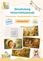 Vorschau - Arbeitsblätter - Einschulung Klasse 1 · Fachübergreifendes · Präsentation und Arbeitsheft - Seite 1