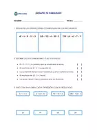 Vista previa - Hojas de trabajo - Ficha de Trabajo Operaciones Combinadas y Jerarquía - 5to Primaria (Con Solucionario) - Portada