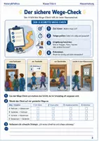 Vorschau - Arbeitsblätter - Wege im Schulhaus sicher bewältigen Arbeitsheft Klasse 5 bis 6 Schulstart sichere Wege und Raumwechsel - Seite 2
