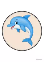 Vorschau - Mal- und Bastelvorlagen - Delfinklasse - Wand- und Türdeko | Klassenraumdekoration (Klassentier) - Seite 2