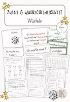 Vorschau - Arbeitsblätter - Zufall & Wahrscheinlichkeit - Würfeln - Deckblatt