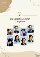 Vorschau - Spiele - Rollenspiel vor den Zeugnissen: "Die verschwundenen Zeugnisse" - Deckblatt