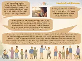 Vorschau - Präsentationen/Tafelbilder - Präsentation: Freundschaft, Soziales Miteinander und Handy - Deckblatt