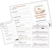 Vorschau - Arbeitsblätter - Merkheft zum Programm PowerP. + Präsentationstipps - Deckblatt