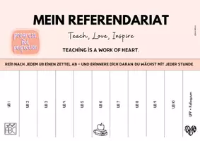 Vorschau - Anderer Materialtyp - Referendariat Abreißzettel NRW - Seite 1