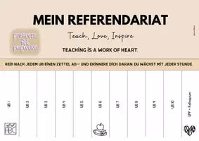 Vorschau - Anderer Materialtyp - Referendariat Abreißzettel NRW - Seite 2