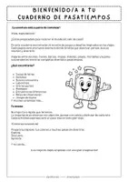 Vista previa - Unidades / Secuencias / Situaciones de Aprendizaje - MI CUADERNO DE PASATIEMPOS - página 1