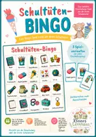Vorschau - Spiele - Schultüten-BINGO Das Bingospiel rund um die Schultüte - Deckblatt