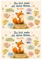 Vorschau - Bildkarten - Das wahre Zeugnis / Du bist mehr als deine Note - Fuchsklasse - Seite 2