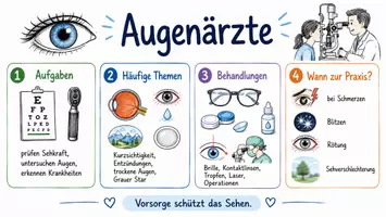 Vorschau - Arbeitsblätter - Arbeitsblätter zum Thema "Augenarzt" + Lösung & MP3 + Infografik - Seite 1