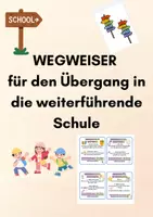 Vorschau - Anderer Materialtyp - Wegweiser für den Übergang in die weiterführende Schule | Mutmacherkarten & Anhänger - Deckblatt