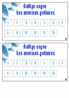 Aperçu - Apprentissages en autonomie - Rallye copie le monde polaire - Page de couverture