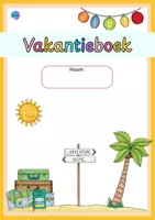 Voorbeeld - Juf Larissa - Vakantieboek - Voorblad