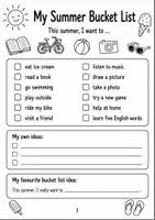 Vorschau - Arbeitsblätter - Holiday Activities Bucket List - Seite 3