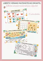 Vista previa - Tarjetas / Manipulativos - LIBRITO VERANO MATEMÁTICAS INFANTIL - Portada