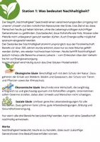 Vorschau - Stundenentwürfe - Stationenlernen Nachhaltigkeit – Komplettes Unterrichtsmaterial - Seite 2