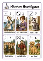 Vorschau - Fördermaterial/Inklusion - Würfle dein Märchen! Märchen schreiben mit Würfelkarten - Seite 3