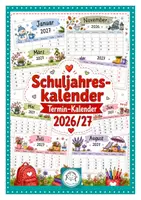 Vorschau - Arbeitsblätter - Termin- Kalender. Schuljahreskalender 2026/2027 für die Klasse - Deckblatt