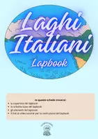 anteprima - Esercizi - Geografia Italia Fisica: Laghi Italiani - Lapbook - Pagina di copertina