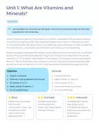 Vorschau - Unterrichtsreihen - Vitamins & Minerals | High School Biology Nutrition & Human Physiology Unit - Seite 3