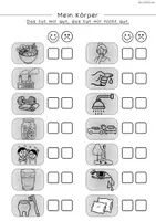 Vorschau - Arbeitsblätter - Mein Körper - Deckblatt