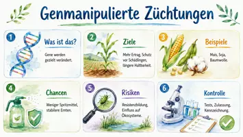 Vorschau - Arbeitsblätter - Arbeitsblätter mit Dialog zum Thema "genmanipulierte Züchtungen" + Infografik - Seite 3