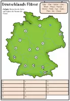 Vorschau - Arbeitsblätter - Topographie - Deutschlands Flüsse - Seite 1
