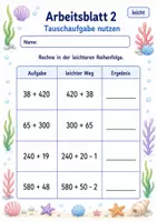 Vorschau - Arbeitsblätter - Rechenvorteile bis 1000 | Mathematik Klasse 3 | 6 Arbeitsblätter als PDF - Seite 2