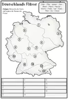 Vorschau - Arbeitsblätter - Topographie - Deutschlands Flüsse - Seite 2