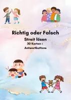 Vorschau - Stundenentwürfe - Richtig oder Falsch? – Streit lösen | 30 Karten mit Antwortbuttons - Deckblatt