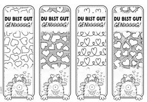 Vorschau - Arbeitsblätter - Du bist gut genug | Ausmal-Lesezeichen & Arbeitsblatt | Soziales Lernen | Grundschule Kl. 2–4 - Seite 3