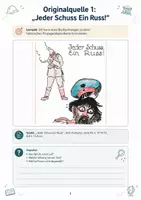 Vorschau - Arbeitsblätter - Erster Weltkrieg | Propaganda Quellen - Seite 1