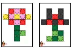 Vista previa - Juegos / Gamificación - Flores con policubos (reproducción de modelos) - página 2