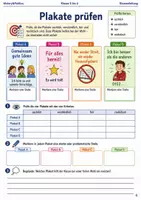 Vorschau - Arbeitsblätter - Wahlslogans und Plakate Arbeitsheft Klasse 5 bis 6 Schulstart Klassensprecherwahl sachlich gestalten - Seite 3