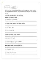 Vorschau - Arbeitsblätter - Die deutschen Zeiten der Vergangenheit - Seite 1