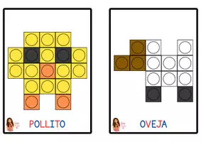 Vista previa - Juegos / Gamificación - Animales con policubos (reproducción de modelos) - Portada
