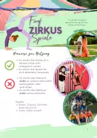 Vorschau - Spiele - 5 schnelle Zirkusspiele - Deckblatt