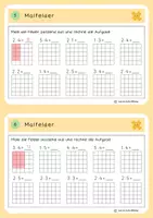 Vorschau - Stationenlernen - Karteikarten Einmaleins Freiarbeit 3-fach differenziert Mathe - Seite 3