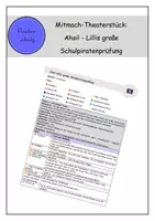 Vorschau - Anderer Materialtyp - Mitmach-Theater: Ahoi! Lillis große Schulpiratenprüfung - Deckblatt