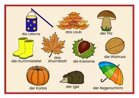 Vorschau - Spiele - Herbst | Spiel | Was fehlt | DaF DaZ oder Grundschule - Seite 1