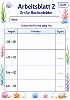 Vorschau - Arbeitsblätter - Schriftliche Addition ohne Übertrag | Mathematik Klasse 3 | 6 Arbeitsblätter als PDF - Seite 2