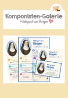 Vorschau - Poster - Komponisten-Steckbrief & Poster: Hildegard von Bingen - Deckblatt