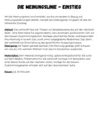 Vorschau - Stundenentwürfe - Meinung äußern: Einstieg ab B1 (DaF/DaZ, Deutsch) - Seite 1
