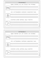 Vorschau - Arbeitsblätter - Miniheft Schüttelsätze und Sätze schreiben - Seite 3
