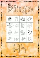 Vorschau - Stationenlernen - Bingo Laut H - Lauterkennung und phonologische Bewusstheit - Buchstabe der Woche - Seite 2