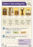 Vorschau - Stationenlernen - Escape Room Religion Kirchenraum Klasse 5 -6 - Seite 3