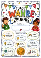 Vorschau - Fördermaterial/Inklusion - Das wahre Zeugnis Schulschluss Geschenk Noten - Seite 2